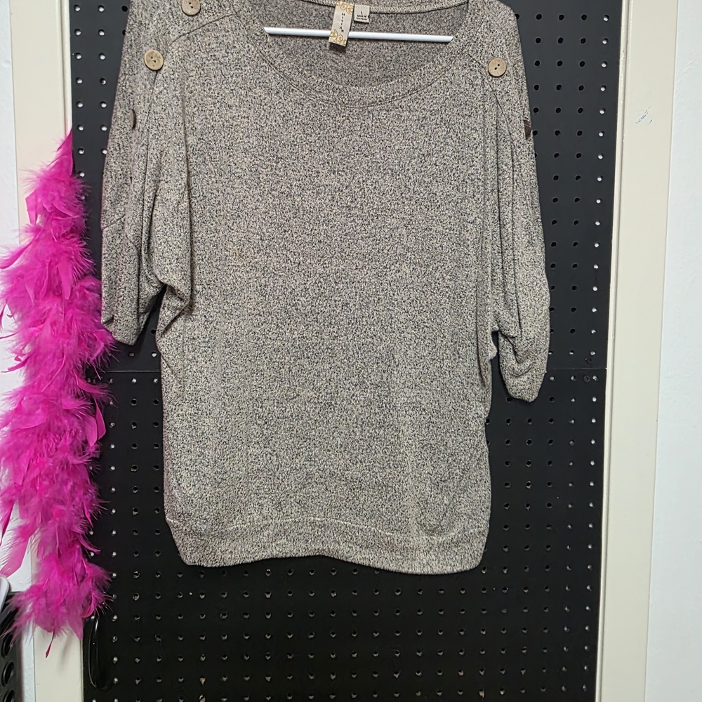 Misia Cream Crew Neck Sweater Soft Knit